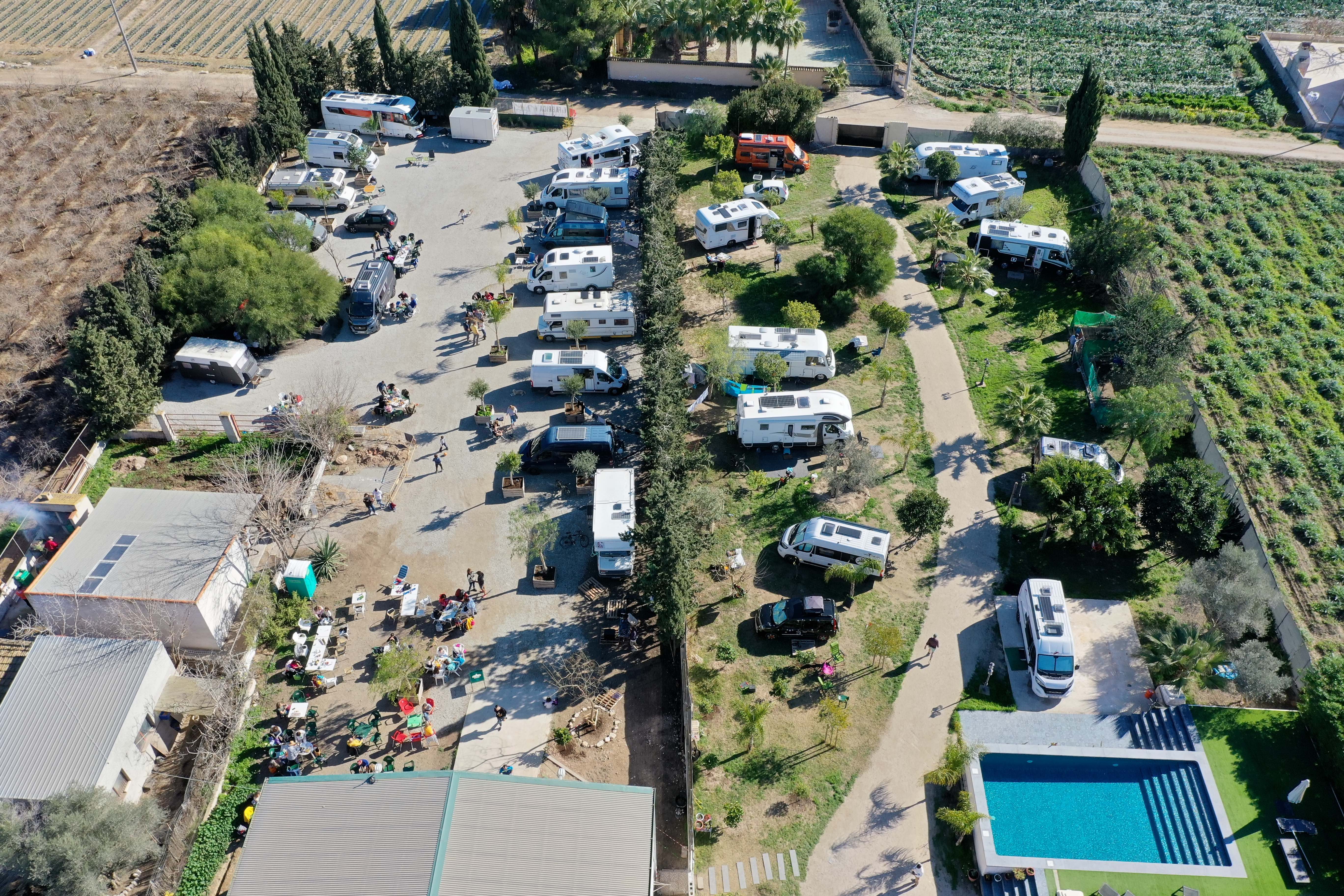 Reisemobilstellplatz - Pool - Spanien - La Fabrica Dolores Art Living Events "Adults 14+"