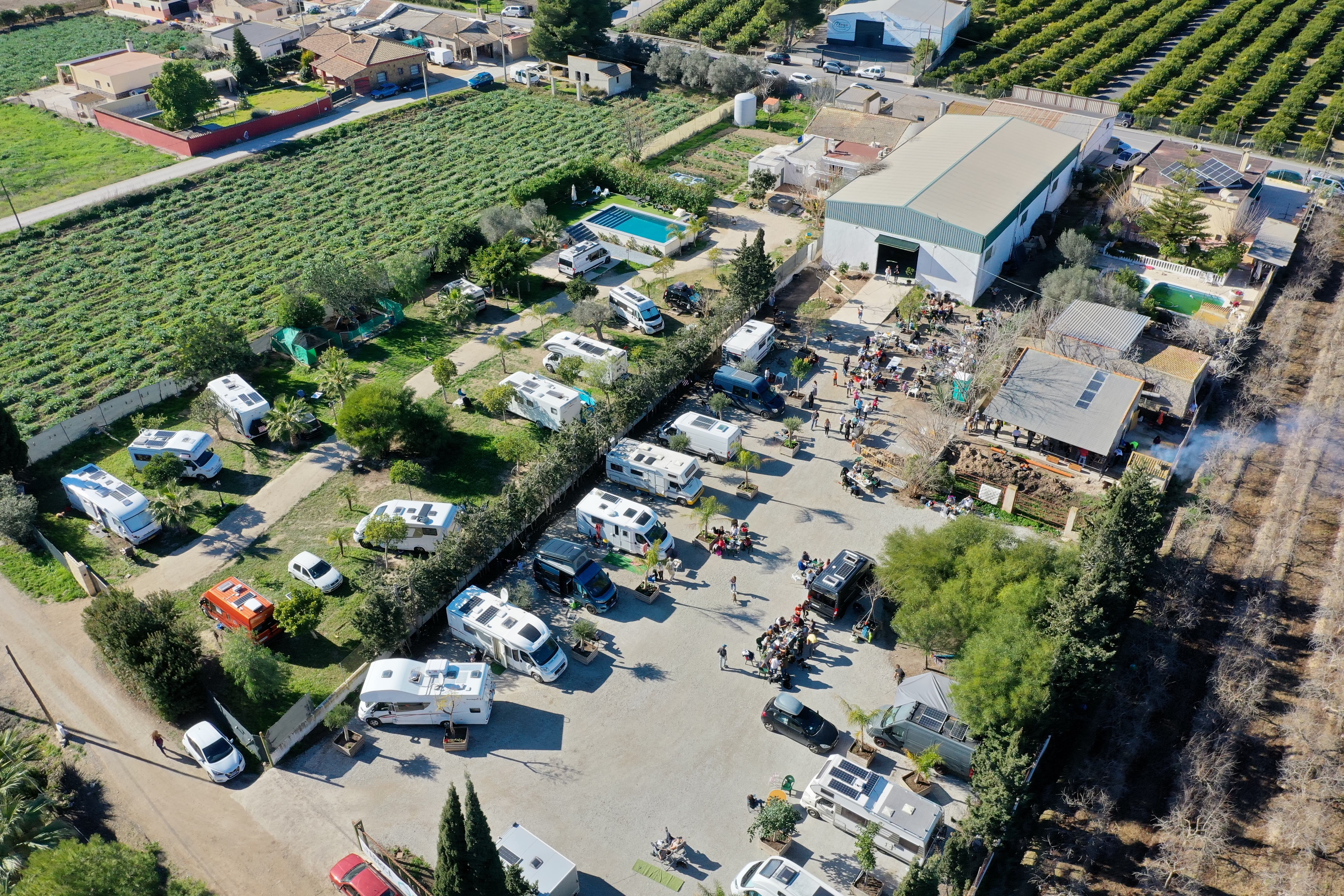 Reisemobilstellplatz - Pool - Spanien - La Fabrica Dolores Art Living Events "Adults 14+"