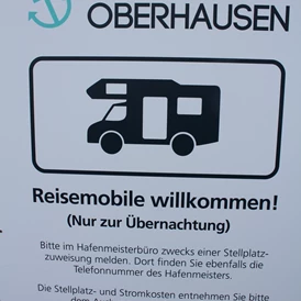 Wohnmobilstellplatz: Stellplatz Marina Oberhausen