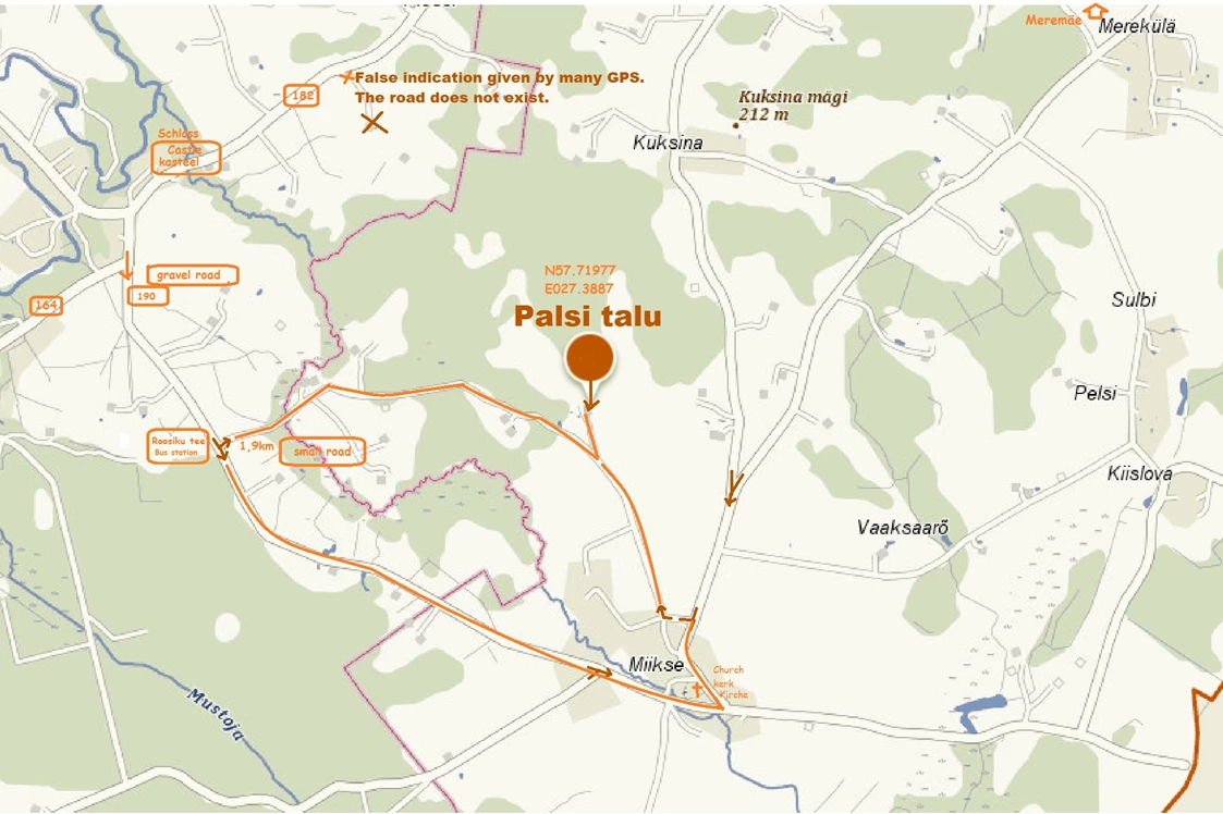 Wohnmobilstellplatz: Palsi talu, ein hübscher kleiner Biobauernhof im Südosten Estlands für Naturliebhaber. 