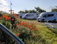 Wohnmobilstellplatz: Plenty of space even for large campers. - Alpina Marine