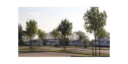 Place de parking pour camping-car - Angelmöglichkeit - Wirdum - Homepage http://www.dornum.de - Wohnmobilstellplatz "Am alten Hafen"