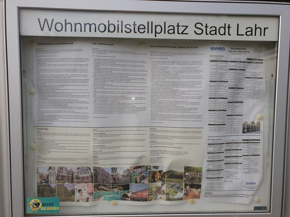 Wohnmobilstellplatz: Wohnmobilstellplatz Lahr/Schwarzwald