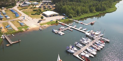 Reisemobilstellplatz - Gröbitz (Landkreis Elbe-Elster) - Luftbild Hafencamp - Hafencamp Senftenberger See