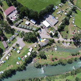 Wohnmobilstellplatz: Naturbelassener Campingplatz 
ideal für Wanderer und Radfahrer 
Paradies für Familien  - Sport-Erlebnis-Camp