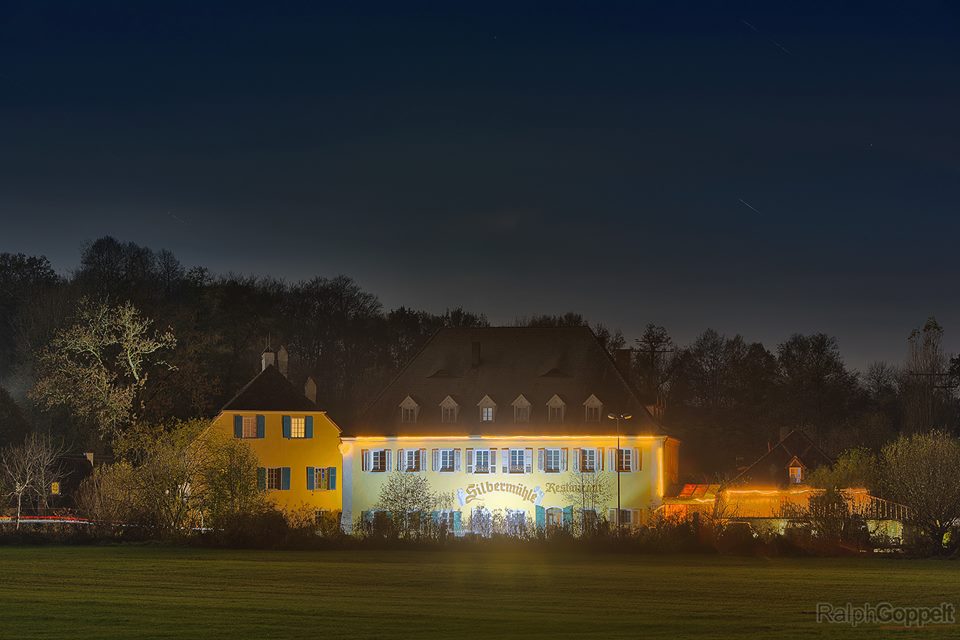 kampeerplaats voor campers - Mörnsheim - Beschreibungstext für das Bild - Stellplatz Gasthaus Silbermühle
