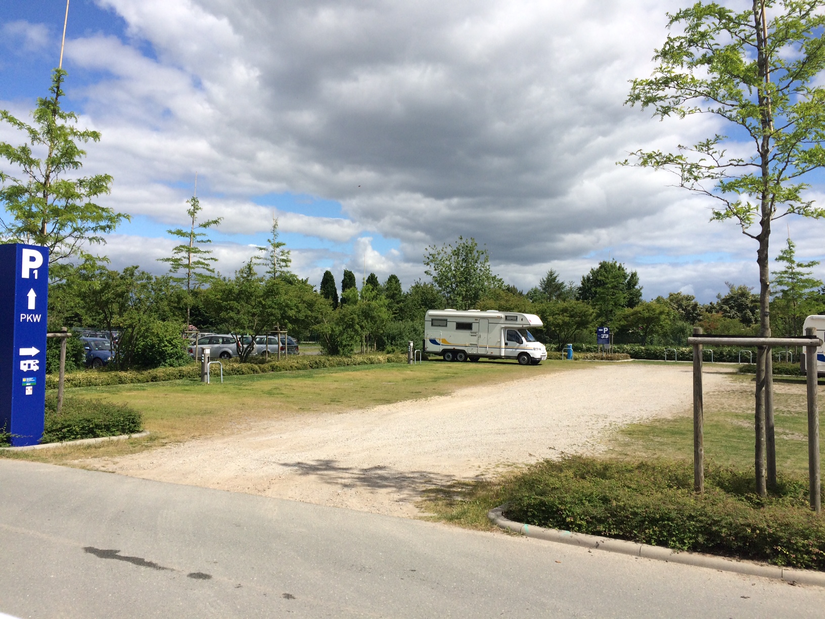 Stellplatz am Park der Gärten Wohnmobilstellplatz in