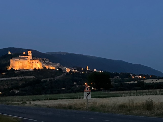Wohnmobilstellplatz: Aussicht vom Stellplatz - Agriturismo Il Girasole